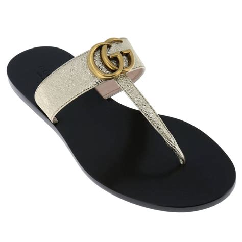 flat sandals for women gucci|gucci sandals original.